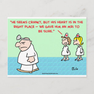 heart right place mri postcard