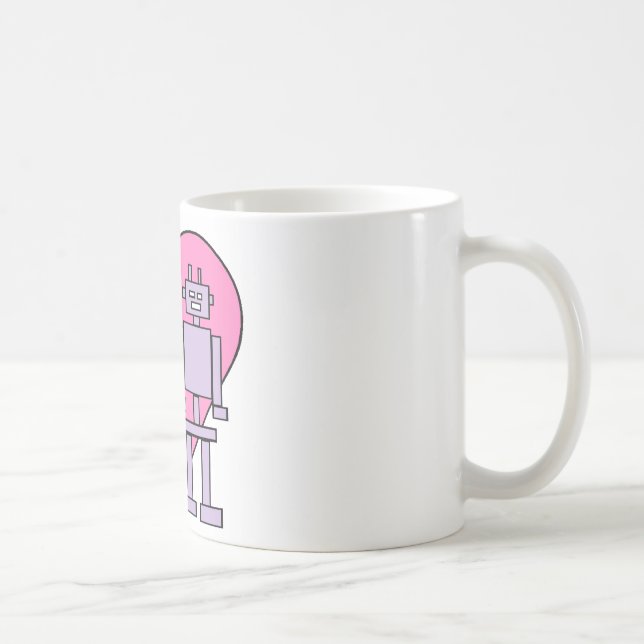 Heart Robots Coffee Mug (Right)