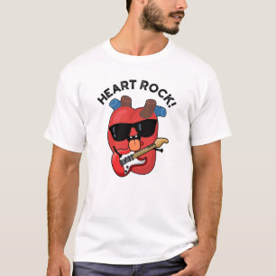 Heart Rock Funny Music Pun T-Shirt