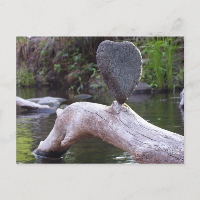 Heart Rock Postcard (Front)