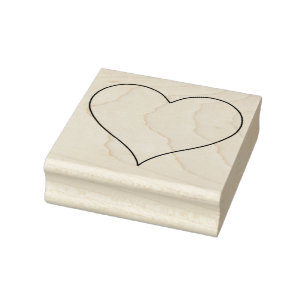 Heart Rubber Stamp