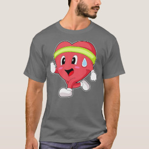 Heart Runner Running  T-Shirt
