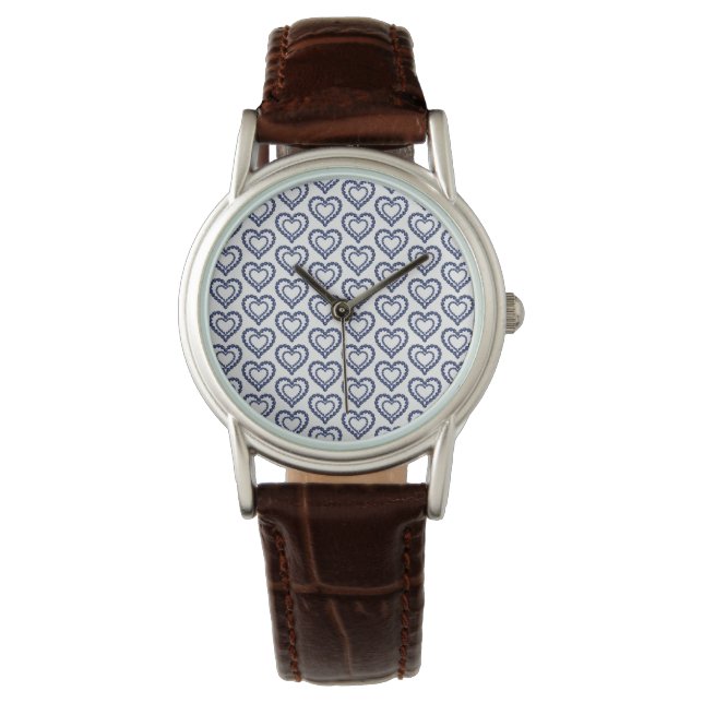 Heart Sapphire Gemstone Watch (Front)