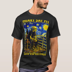 Heart Says T Knees Say Balcony Retro Vintage  T-Shirt