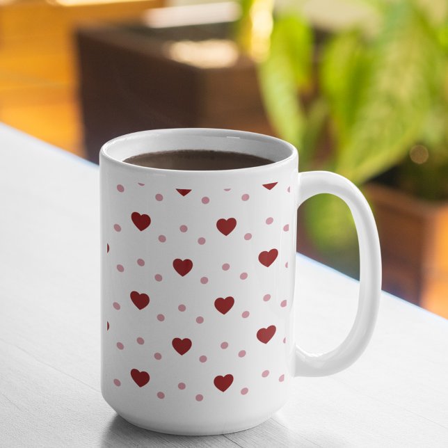 Heart Seamless Pattern  Coffee Mug (Creator Uploaded)