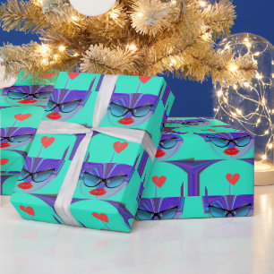 Heart Selfie Wrapping Paper
