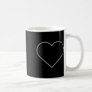 Heart Semicolon Mental Health Awareness Coffee Mug
