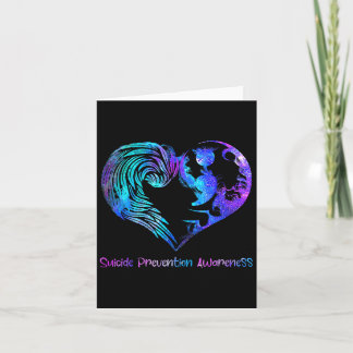 Heart Semicolon Suicide Prevention Awareness Week  Card