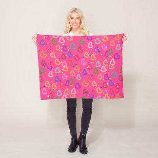 heart shape face blanket
