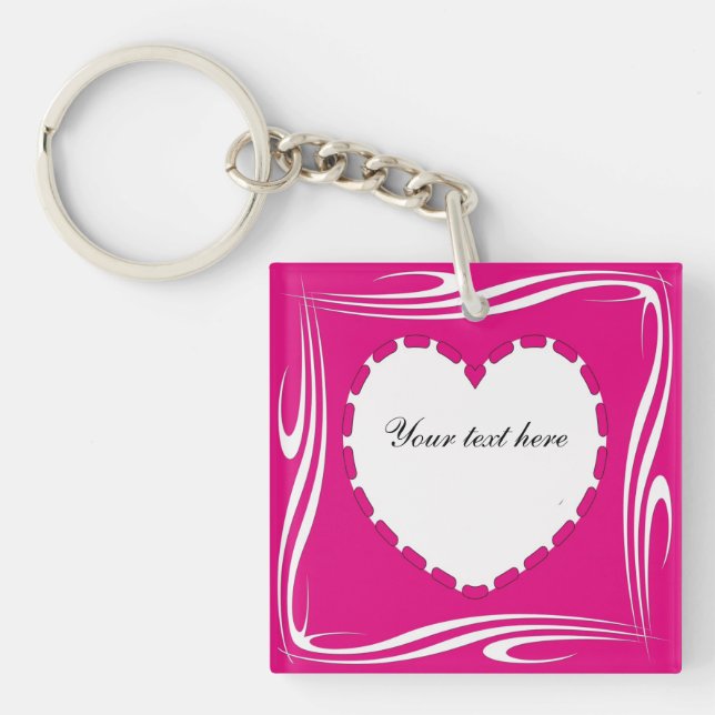 Heart shape keychain (Front)