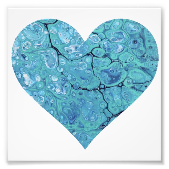 Heart Shape Painting Print (Front)