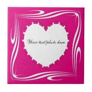 Heart shape tile
