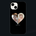 Heart Shaped 2 Photo Collage Case-Mate iPhone 14 Case<br><div class="desc">This Custom Heart Shaped Photo design beautifully arranges your favourite memories into the shape of a heart, symbolizing love and connection. Perfect for special occasions like anniversaries, weddings, or Valentine's Day, this design highlights your cherished moments meaningfully and artfully. Its unique layout creates a visually captivating keepsake, ideal for gifting...</div>
