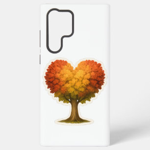 Heart Shaped Autumn Tree Samsung Galaxy Case