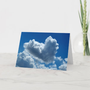 Heart-Shaped Cloud Card