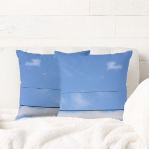 Heart-shaped Cloud Love is in the Air Throw Pillow