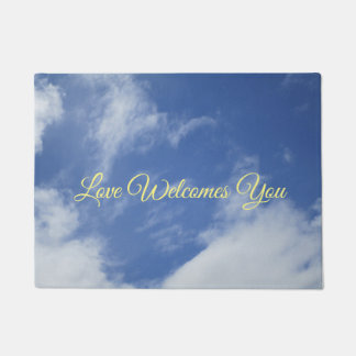 Heart-shaped Clouds Mat