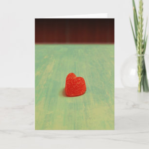 Heart Shaped Gumdrop Holiday Card