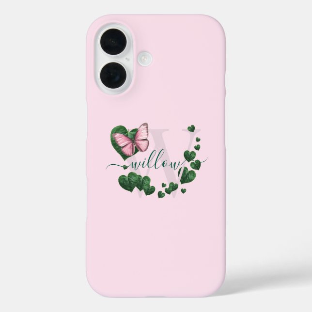 Heart-Shaped Leaves Bouquet Case-Mate iPhone Case (Back)