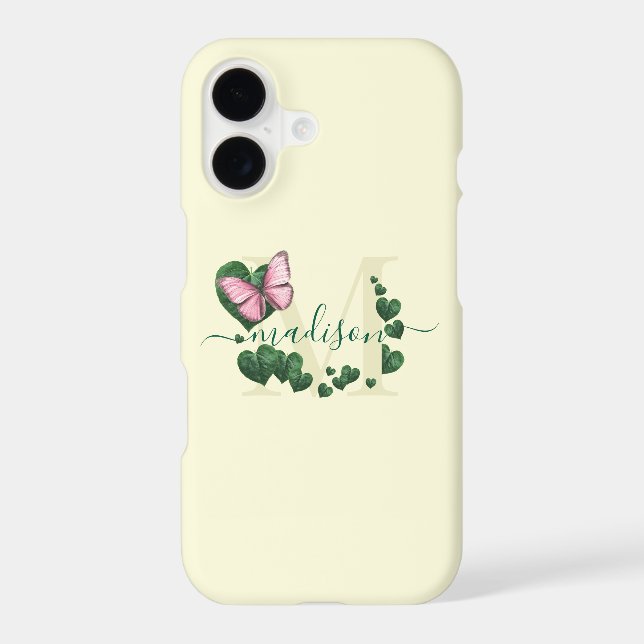 Heart-Shaped Leaves Bouquet Case-Mate iPhone Case (Verso)