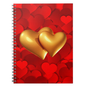 Heart Shaped Love Symbols Notebook