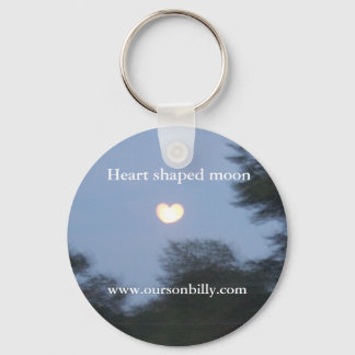 Heart shaped moon Key chain