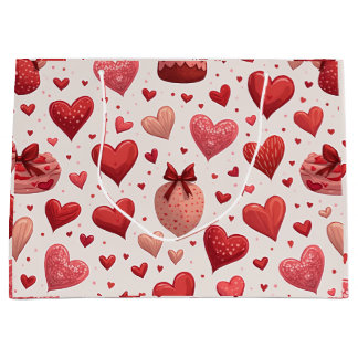 Heart-shaped pattern Gift Bag