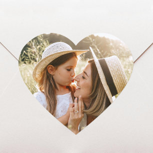 Heart Shaped Photo Personalized Love Sticker