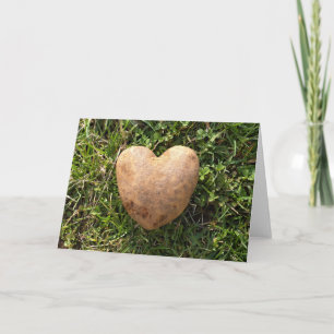 Heart Shaped Potato Card