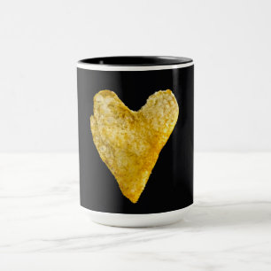 Heart Shaped Potato Chip Coffee Mug