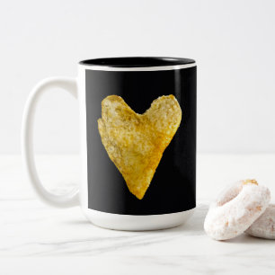 Heart Shaped Potato Chip Coffee Mug