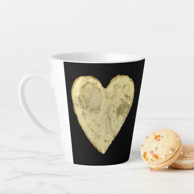 Heart Shaped Potato Chip Latte Mug (In Situ)