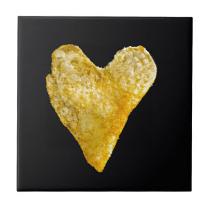 Heart Shaped Potato Chip Tile
