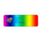 Heart Shaped Rainbow Twirl
