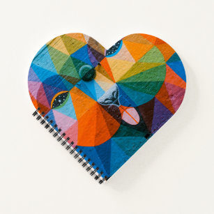 Heart Shaped Spiral Bound Notebook