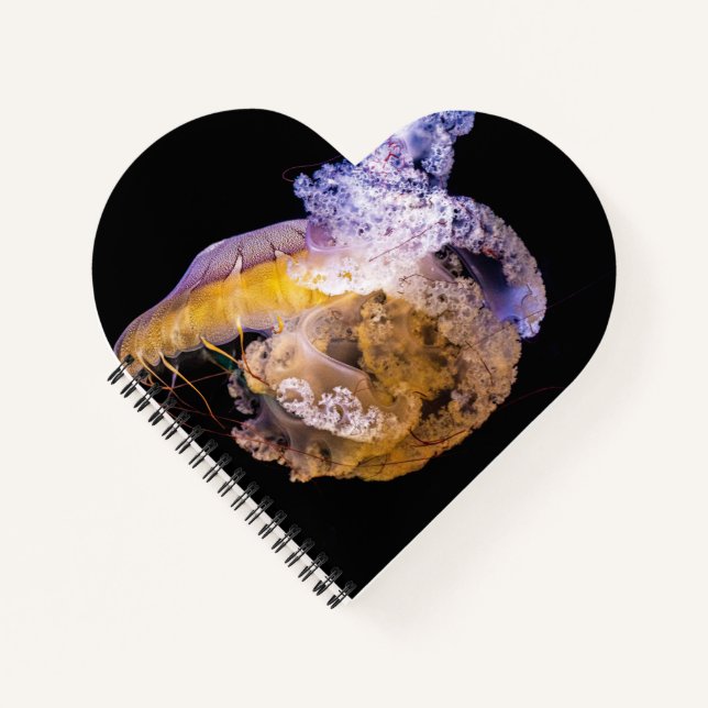Heart Shaped Spiral Bound Notebook (Front)