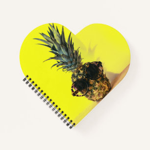 Heart Shaped Spiral Bound Notebook