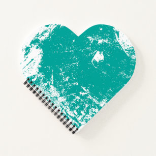Heart Shaped Spiral Bound Notebook