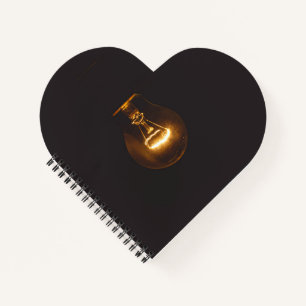 Heart Shaped Spiral Bound Notebook
