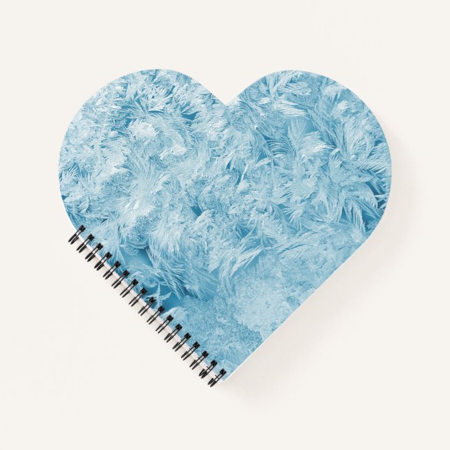 Heart Shaped Spiral Bound Notebook (Front)