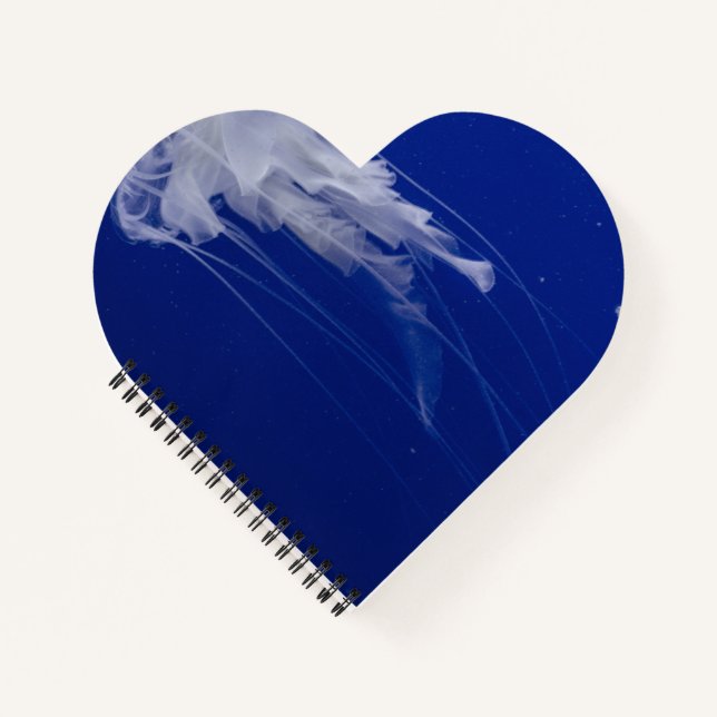 Heart Shaped Spiral Bound Notebook (Front)