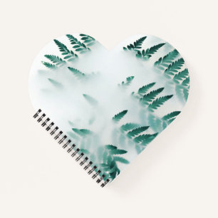 Heart Shaped Spiral Bound Notebook