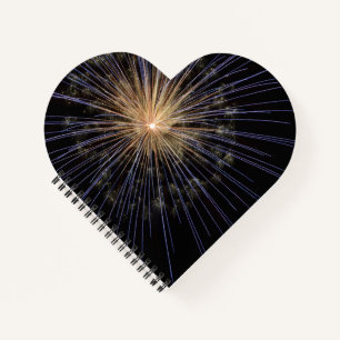 Heart Shaped Spiral Bound Notebook