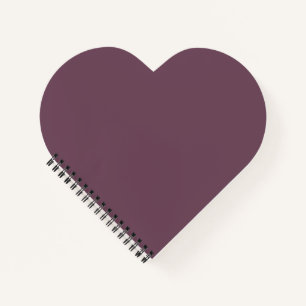 Heart-Shaped Spiral Notebook