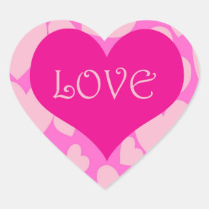 Heart Shaped Sticker
