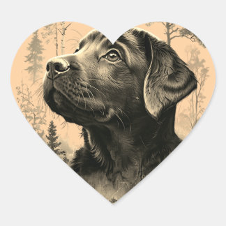 Heart-shaped stickers