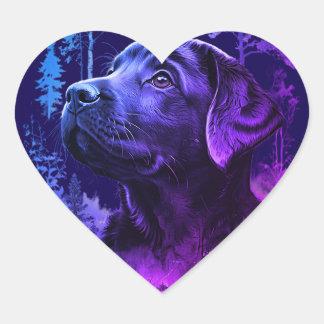 Heart-shaped stickers