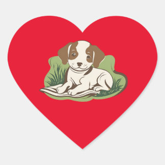 Heart-shaped stickers