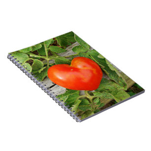 Heart Shaped Tomato Notebook