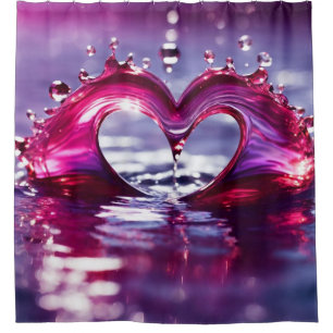 "Heart-Shaped Water Droplets"
